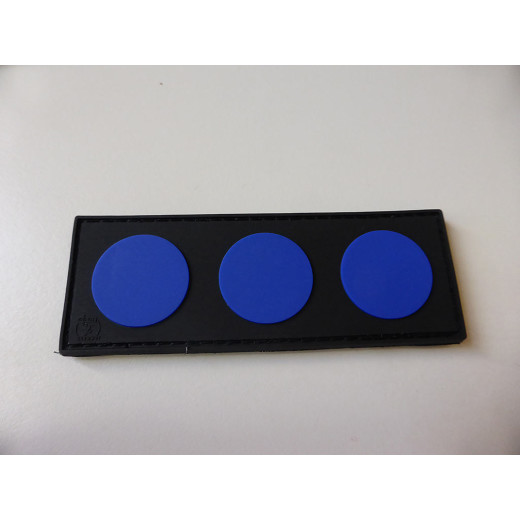 JTG  Zugf&uuml;hrer Functional Badge Patch, Reflex Blue / JTG 3D Rubber Patch