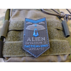 JTG  ALIEN INVASION X-Files, Tactical Unit Patch,...