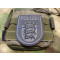 JTG  Functional Badge Patch, Polizei Baden-W&uuml;rttemberg, blackops Thin Blue Line, special edition / JTG 3D Rubber Patch