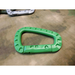 JTG Plastic Carabiner for securing equipment, green