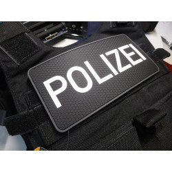 JTG R&uuml;ckenschild Polizei Patch, swat / 3D Rubber patch