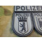 JTG &Auml;rmelabzeichen Polizei Berlin Patch, steingrau-oliv / 3D Rubber patch