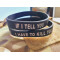 JTG IF I TELL YOU, Silikonarmband, black, JTG silicon bracelet