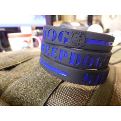 JTG SHEEPDOG Thin Blue Line Silikon Armband / JTG silicon bracelet