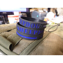 JTG SHEEPDOG Thin Blue Line Silikon Armband / JTG silicon bracelet