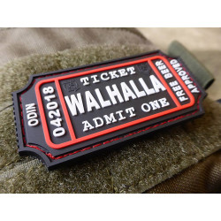 JTG WALHALLA TICKET - Odin approved Patch, swat / JTG 3D Rubber Patch