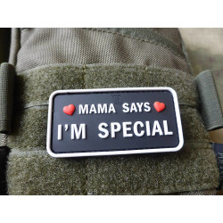 JTG MAMA SAYS - I&acute;M SPECIAL Patch, swat / JTG 3D...