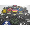 JTG  Bloodtype B Neg Hexagon Patch, swat  / JTG 3D Rubber Patch, HexPatch