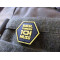 JTG  Bier Trinken ICH Muss Hexagon Patch, fullcolor  / JTG 3D Rubber Patch, HexPatch