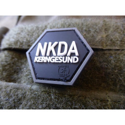 JTG  NKDA KERNGESUND, Hexagon Patch, swat  / JTG 3D Rubber Patch, HexPatch