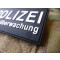 JTG Polizei Video&uuml;berwachung Schriftzug - Patch, fullcolor / 3D Rubber patch