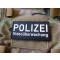 JTG Polizei Video&uuml;berwachung Schriftzug - Patch, fullcolor / 3D Rubber patch