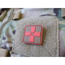 JTG RedCross Medic Patch, 40mm, coyote brown red / JTG 3D Rubber Patch