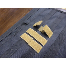 JTG MOLLE Patch Field Strip 3er Set, coyote brown