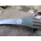 JTG / WOC Special ultralight outdoor spoon with fork and knife function, ranger green