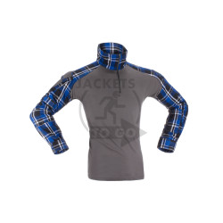 Flannel Combat Shirt, blue, Gr. XL