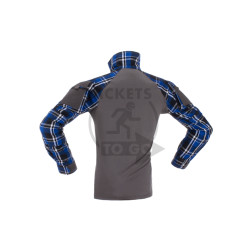 Flannel Combat Shirt, blue, Gr. XXL