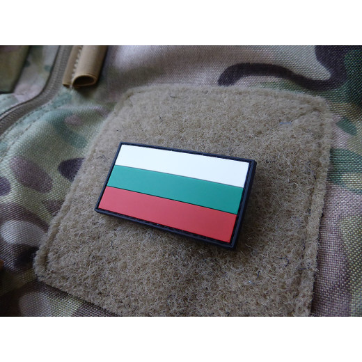 JTG Bulgaria Flag Patch, fullcolor, klein  / JTG 3D Rubber Patch