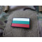 JTG  Bulgarischer Flaggen Patch, fullcolor, klein  / JTG 3D Rubber Patch