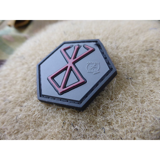 JTG Berserker Rune, Hexagon Patch / JTG 3D Rubber Patch, HexPatch