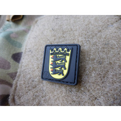JTG Wappen Baden-W&uuml;rttemberg, 30mm Patch / JTG 3D Rubber Patch