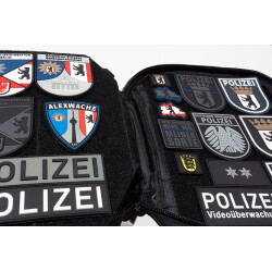 JTG patch book, patch binder, black