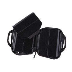 JTG patch book, patch binder, black