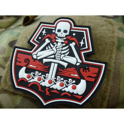 JTG GhostShip Skull Patch Version Two, fullcolor / JTG 3D Rubber Patch