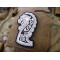 JTG Northman Dragon Ship Head Patch, white / JTG 3D Rubber Patch