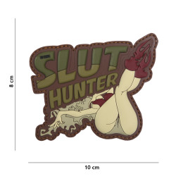Slut Hunter, Green / Patch 3D PVC