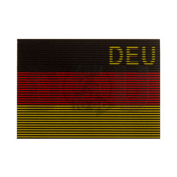 Dual IR Patch DEU - IR Country Flag Germany - IR /...