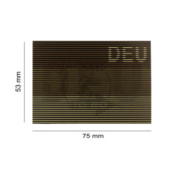 Dual IR Patch DEU - IR Country Flag Germany - IR /...