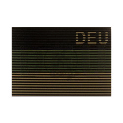 Dual IR Patch DEU - IR Country Flag Germany - IR /...