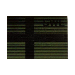 Dual IR Patch SWE - IR Nationalit&auml;tsabzeichen Schweden - IR / Infrarot Patch mit SWE Schriftzug, RAL7013