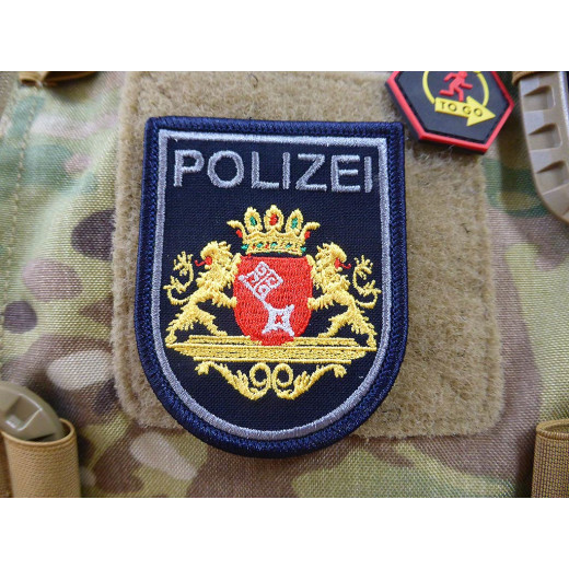 BREMEN Polizei BFE Einsatzzug  SÜD  Klett Abzeichen Bereitschaftspolizei Patch 