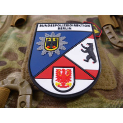 JTG Functional Badge Patch, Bundespolizeidirektion Berlin, fullcolor / JTG 3D Rubber Patch
