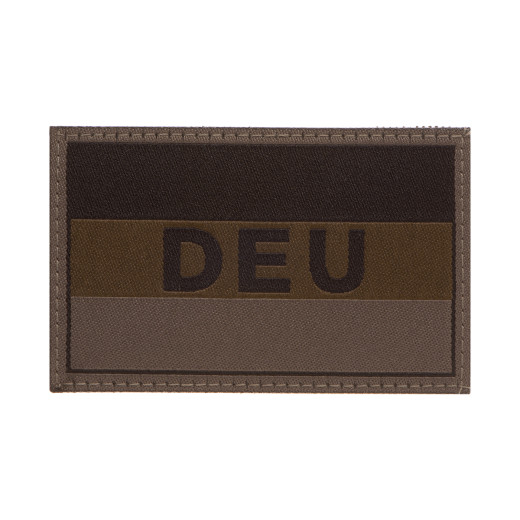 Deutschlandflagge mit DEU Kennzeichnung, RAL7013