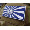 JTG World Of Conflict Rising Sun Patch, lightblue / JTG 3D Rubber Patch