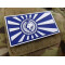 JTG World Of Conflict Rising Sun Patch, lightblue / JTG 3D Rubber Patch