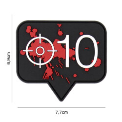 Headshot 10 / Patch 3D PVC