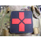 JTG Big RedCross Medic Patch, 100mm, blackmedic  / JTG 3D Rubber Patch
