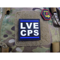 JTG LVE CPS / LOVE COPS Patch thin blue line Patch / JTG 3D Rubber Patch