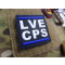 JTG LVE CPS / LOVE COPS Patch thin blue line Patch / JTG 3D Rubber Patch