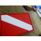 JTG Diver Down Flag Patch, fullcolor / JTG 3D Rubber Patch