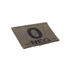 0 -NEG- Bloodgroup Patch, Ranger Green