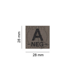 A -NEG- Bloodgroup Patch, Ranger Green