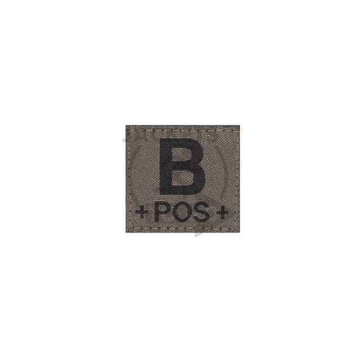 B +POS+ Bloodgroup Patch, RAL7013