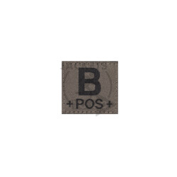 B +POS+ Bloodgroup Patch, Ranger Green