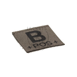 B +POS+ Bloodgroup Patch, Ranger Green