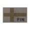 Finland Flag Patch, RAL7013
